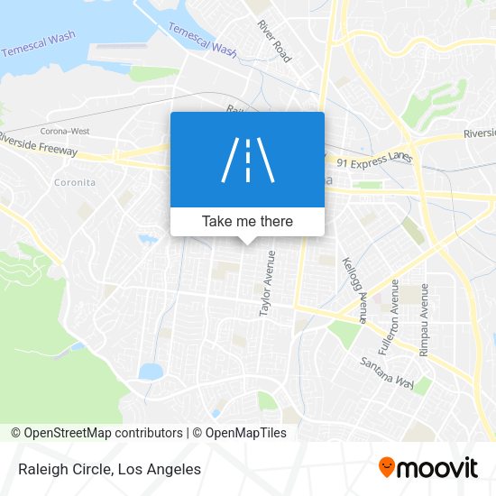Mapa de Raleigh Circle