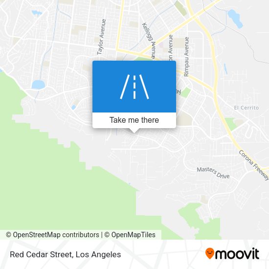 Mapa de Red Cedar Street