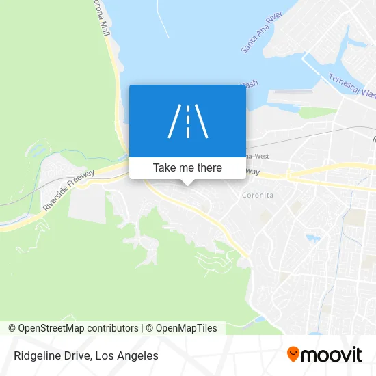 Ridgeline Drive map
