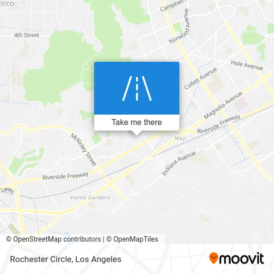 Rochester Circle map