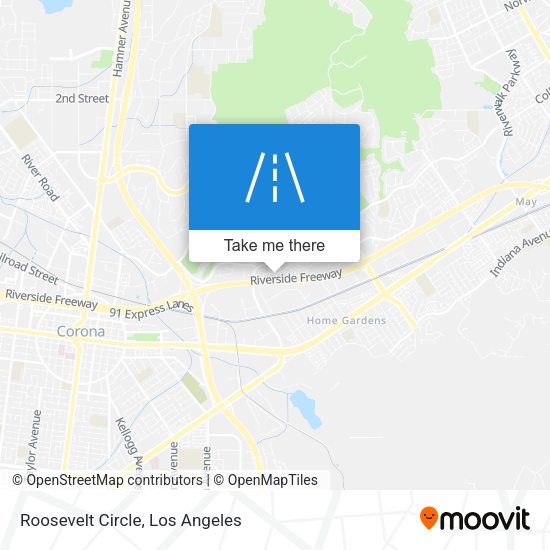 Roosevelt Circle map