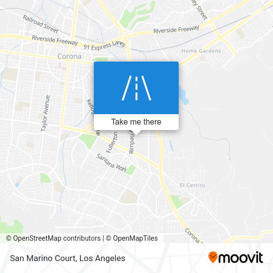 San Marino Court map