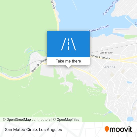 Mapa de San Mateo Circle