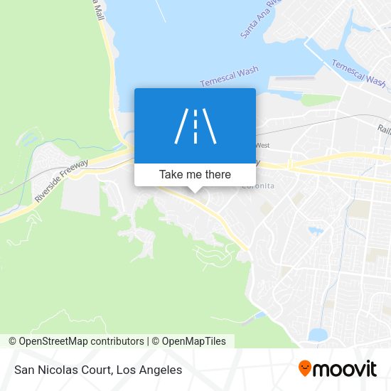 San Nicolas Court map
