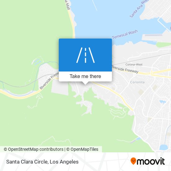 Santa Clara Circle map