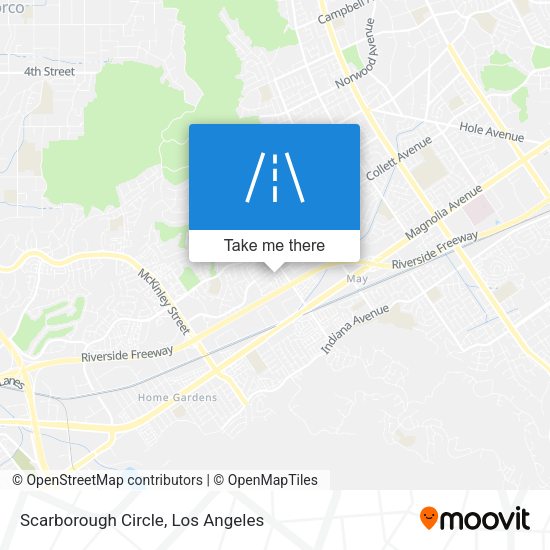 Mapa de Scarborough Circle