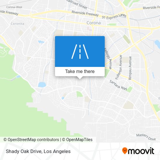 Mapa de Shady Oak Drive