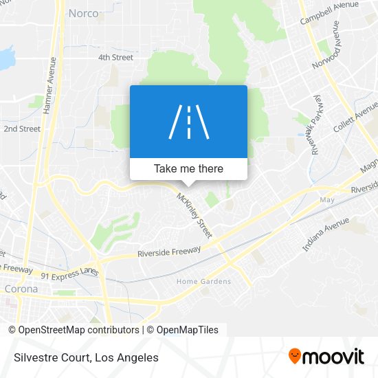 Mapa de Silvestre Court