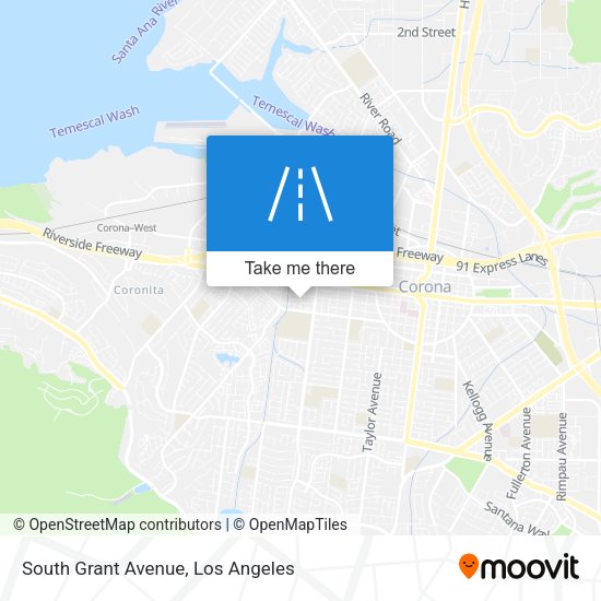 Mapa de South Grant Avenue