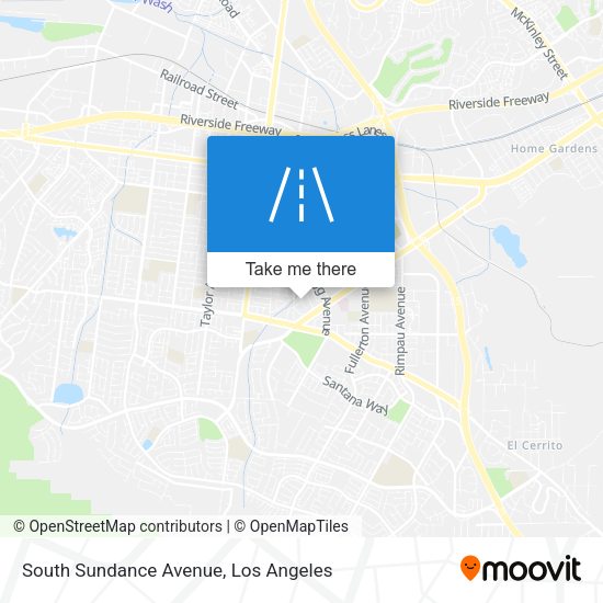 Mapa de South Sundance Avenue
