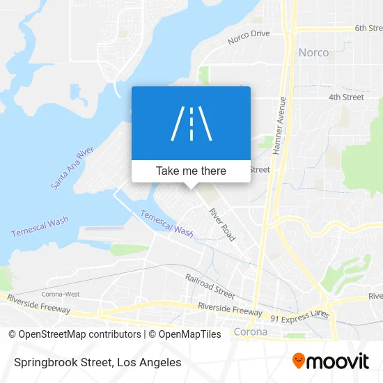 Springbrook Street map