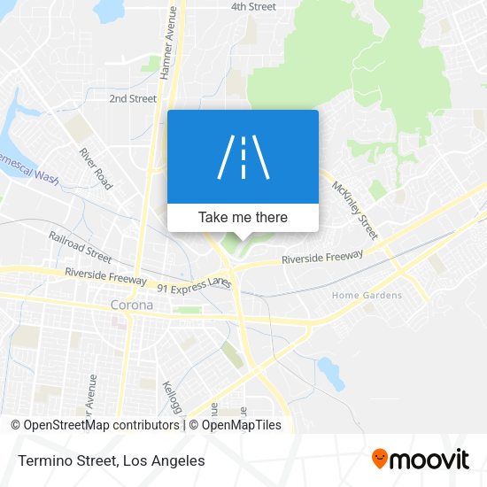 Mapa de Termino Street