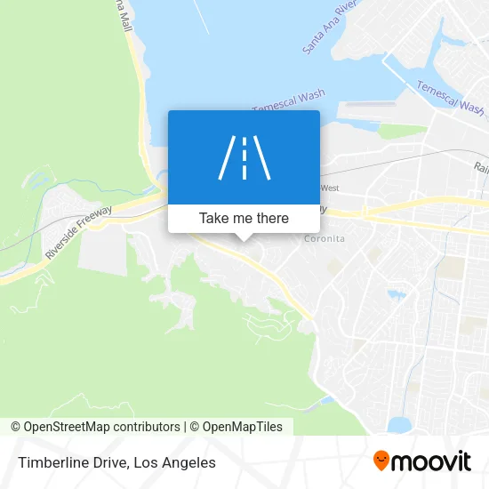 Timberline Drive map