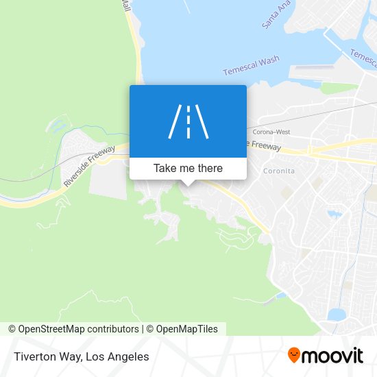 Mapa de Tiverton Way