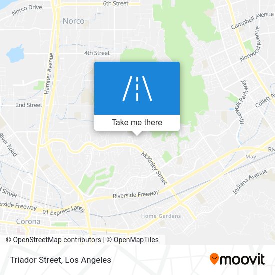 Mapa de Triador Street