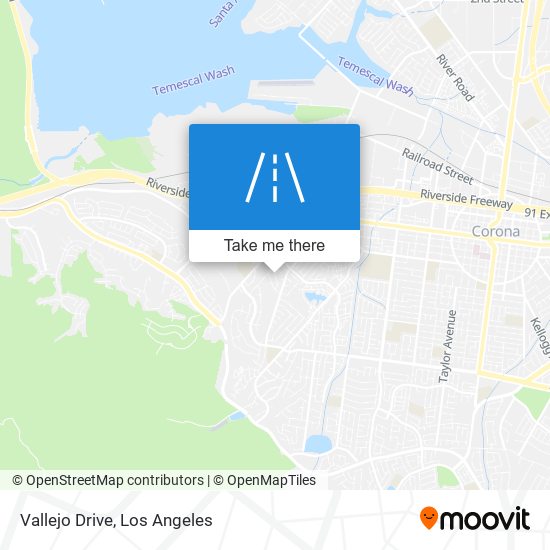 Vallejo Drive map