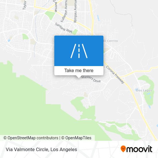 Mapa de Via Valmonte Circle
