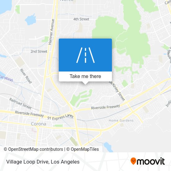Village Loop Drive map