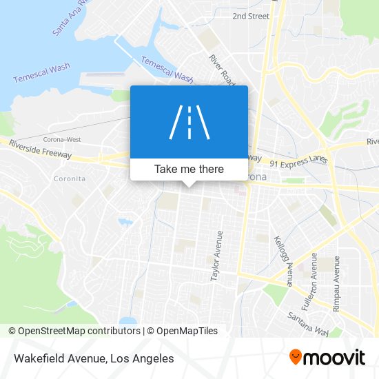 Mapa de Wakefield Avenue