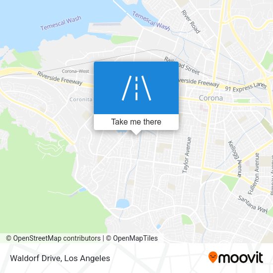 Mapa de Waldorf Drive
