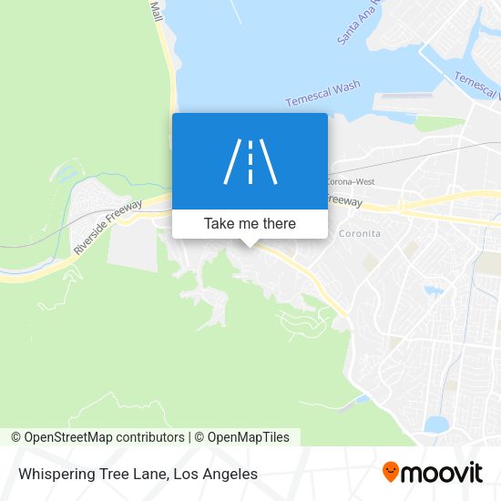 Whispering Tree Lane map