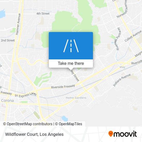 Wildflower Court map
