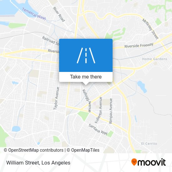 Mapa de William Street