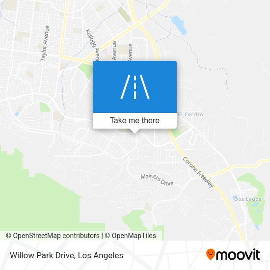 Mapa de Willow Park Drive