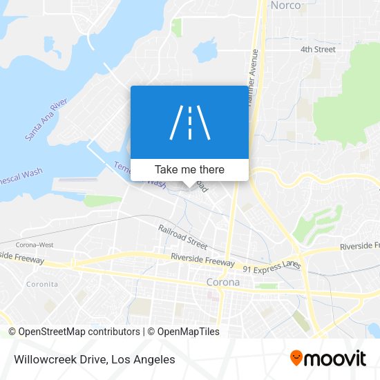 Mapa de Willowcreek Drive