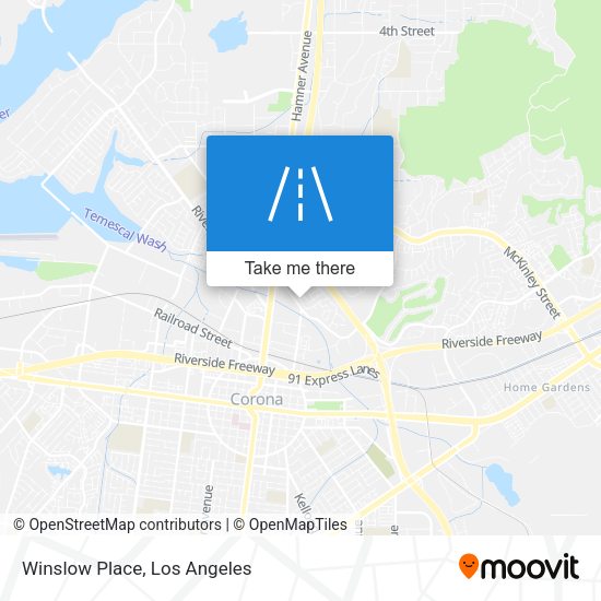 Mapa de Winslow Place