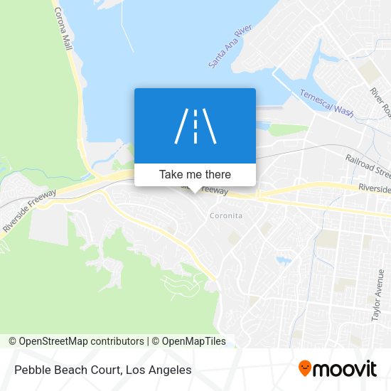 Pebble Beach Court map