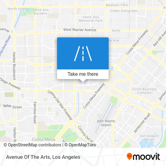 Avenue Of The Arts map
