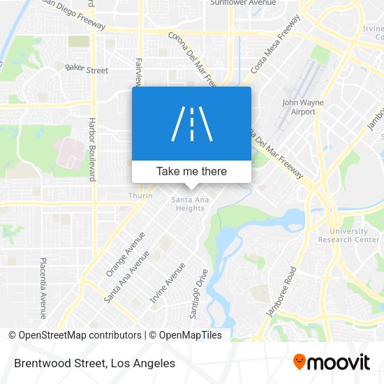 Brentwood Street map