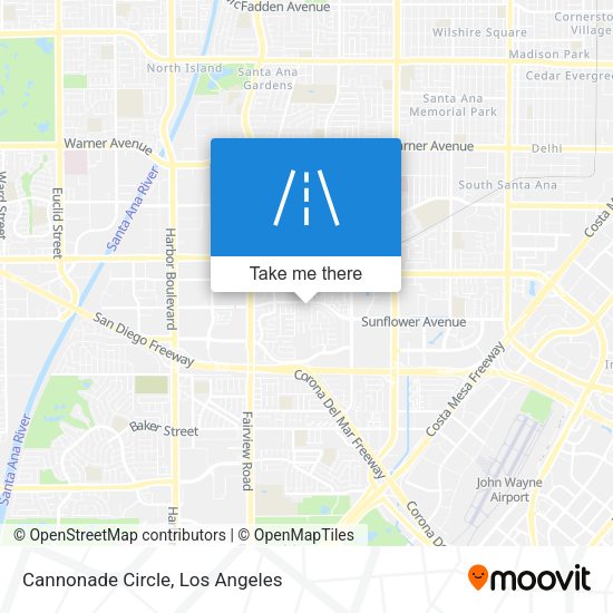 Mapa de Cannonade Circle