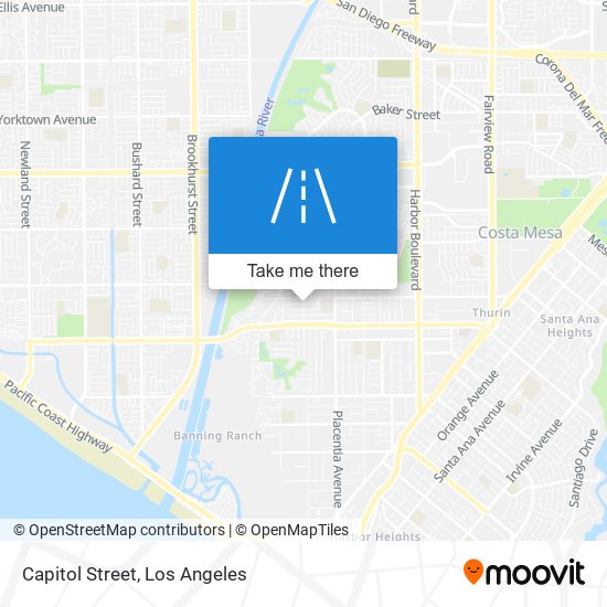 Capitol Street map