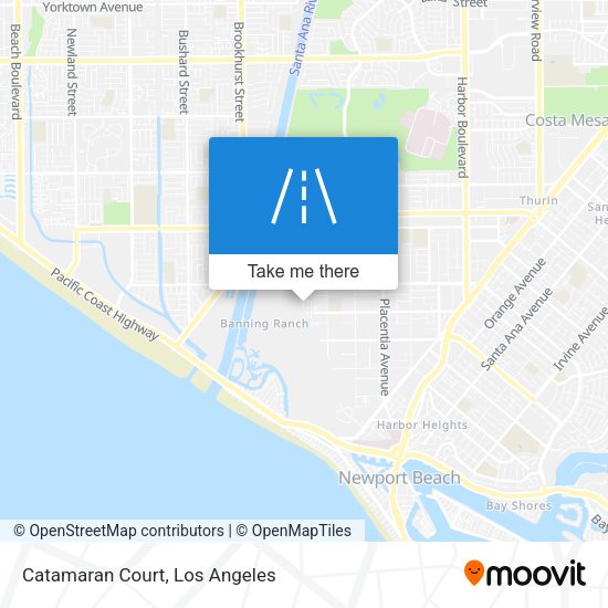 Catamaran Court map