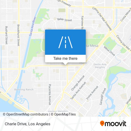 Mapa de Charle Drive