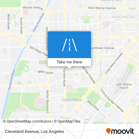 Mapa de Cleveland Avenue