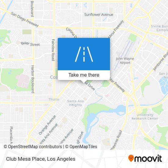 Club Mesa Place map