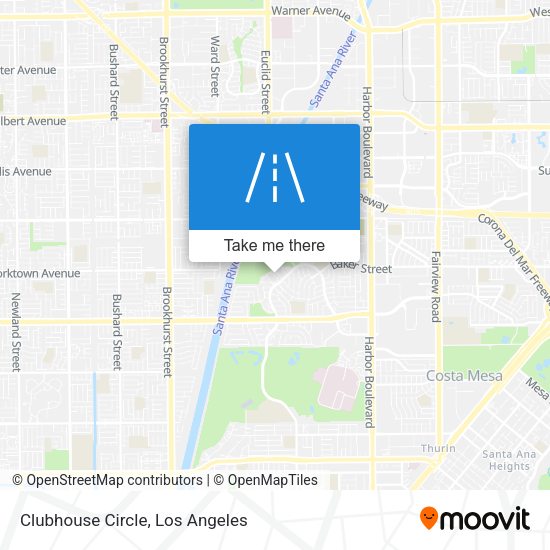 Clubhouse Circle map