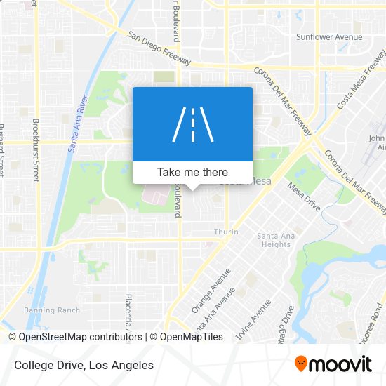 Mapa de College Drive