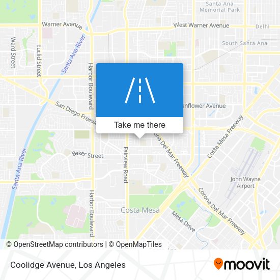 Mapa de Coolidge Avenue