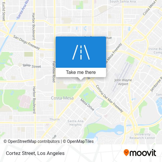 Mapa de Cortez Street