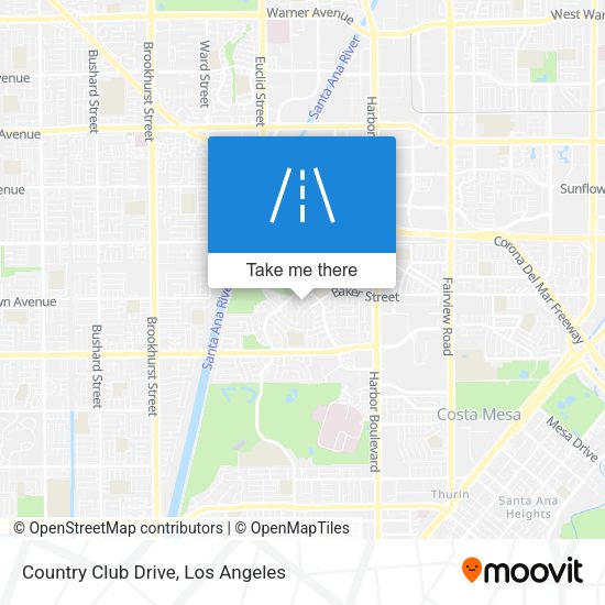 Country Club Drive map