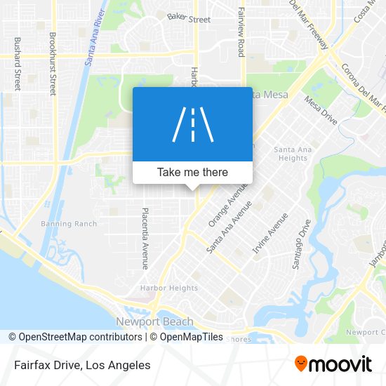 Mapa de Fairfax Drive