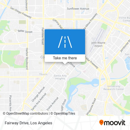 Mapa de Fairway Drive