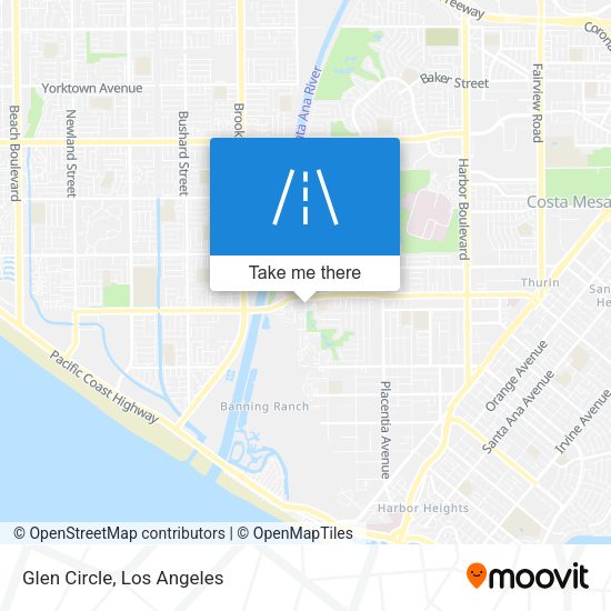 Mapa de Glen Circle