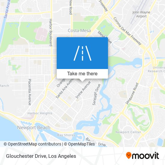 Mapa de Glouchester Drive