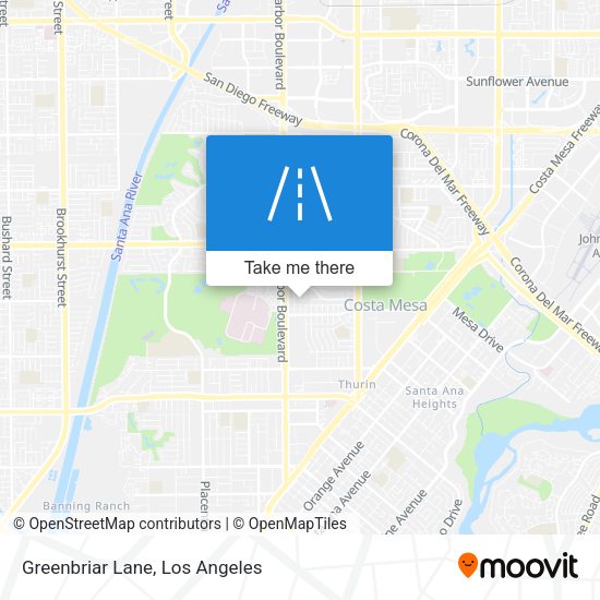 Mapa de Greenbriar Lane