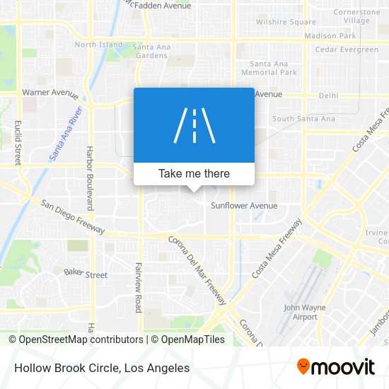 Hollow Brook Circle map